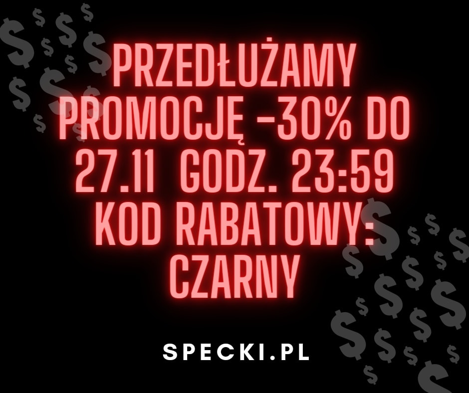 Przedłużamy kod rabatowy specki.pl